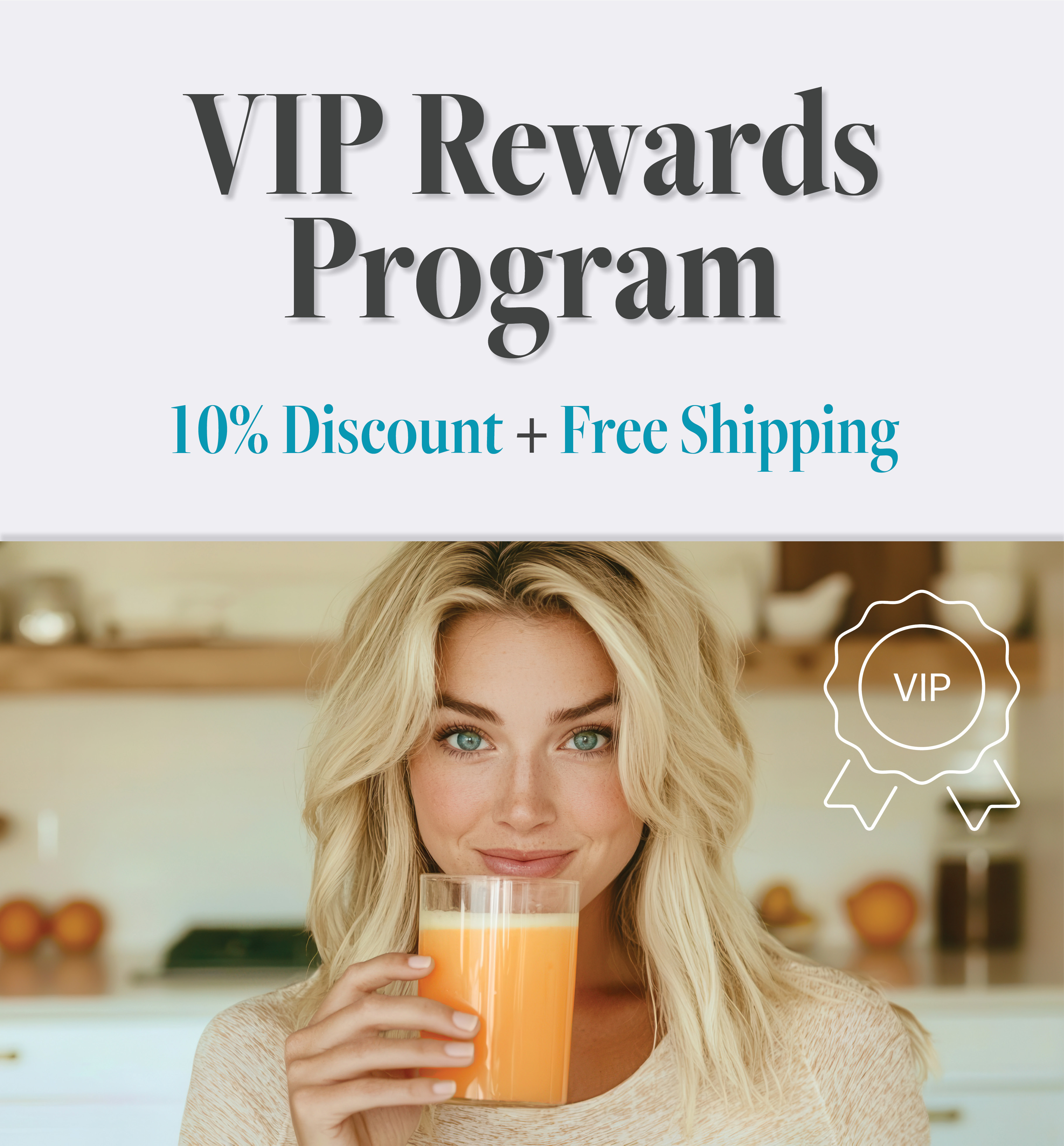 VIP Rewards Program - 10% Discount plus Free Shipping